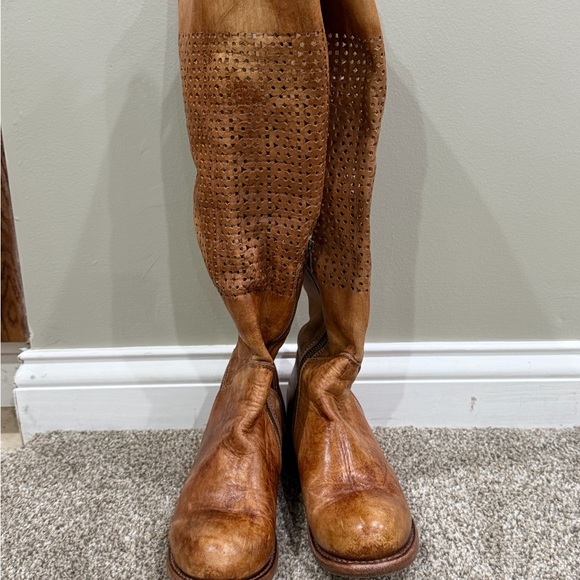 BED|STU Tan Heeled Boots - Picture 3 of 8